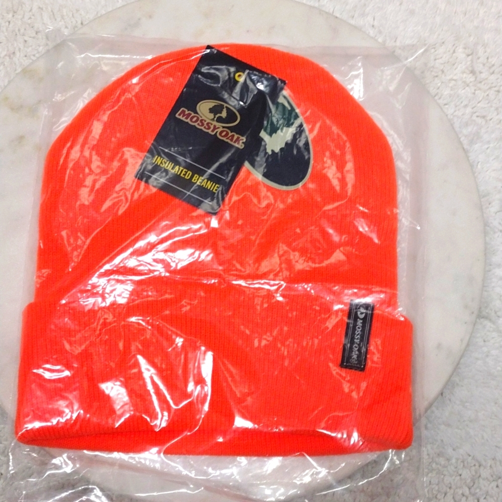 Mossy Oak Insulated Beanie Orange One Size Fits Most-Poshmark